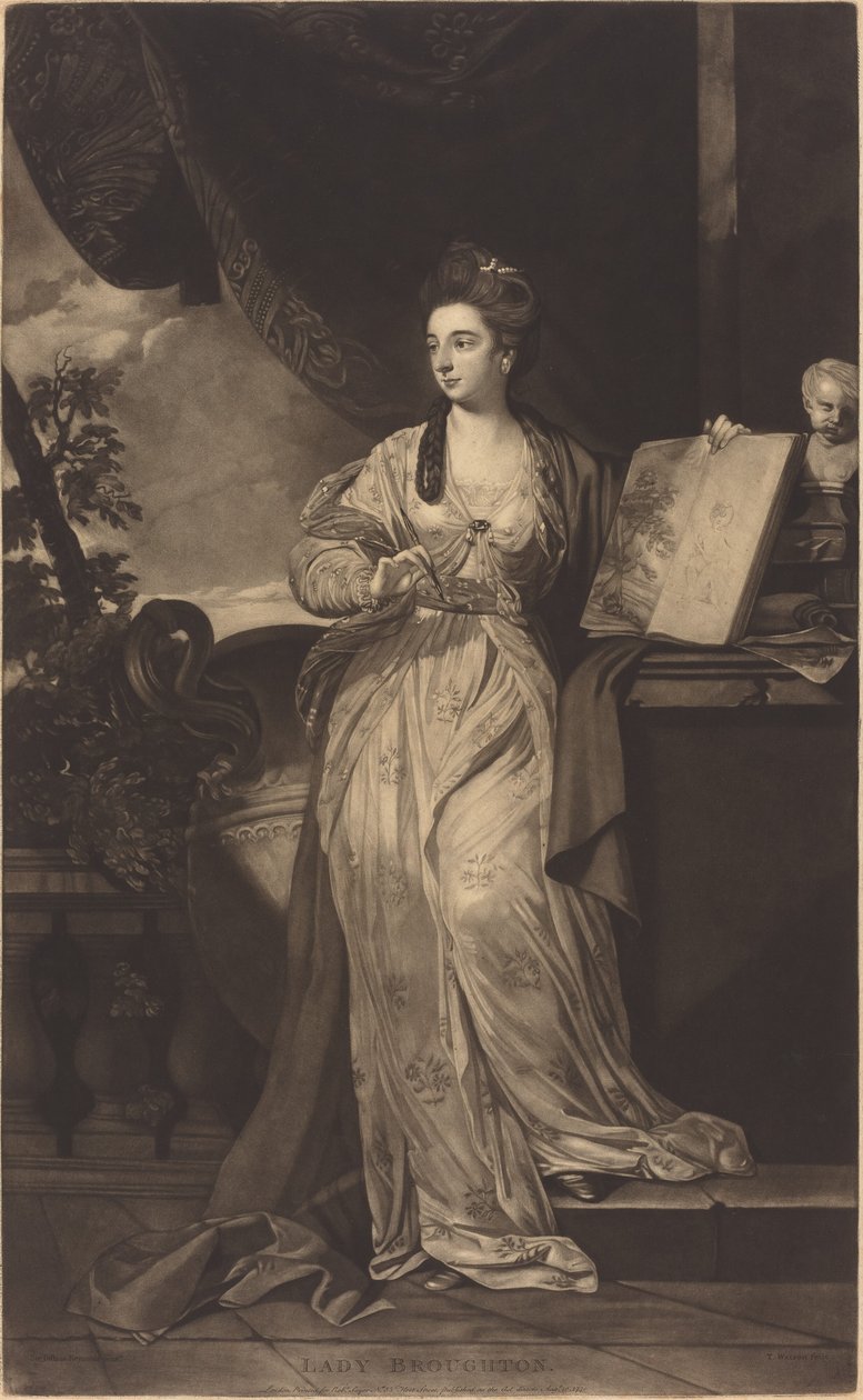 Lady Broughton von Thomas Watson after Sir Joshua Reynolds