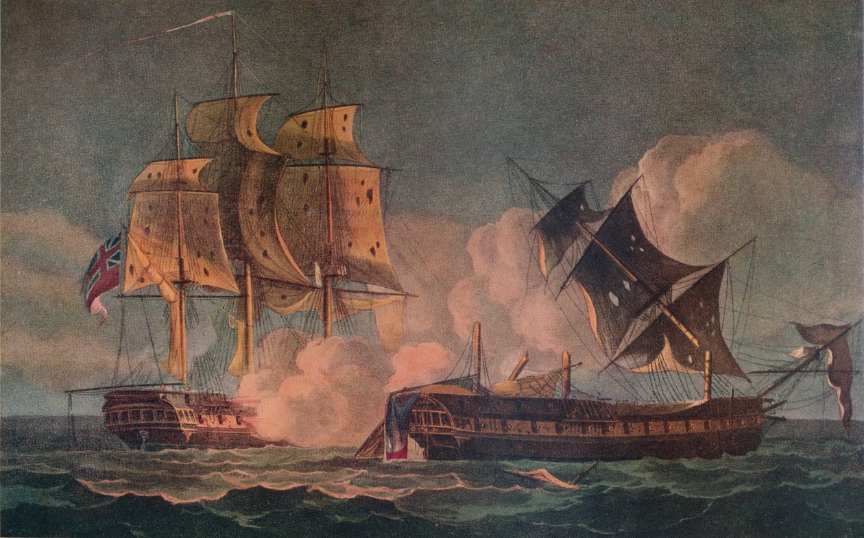 Eroberung der Forte von Thomas Whitcombe