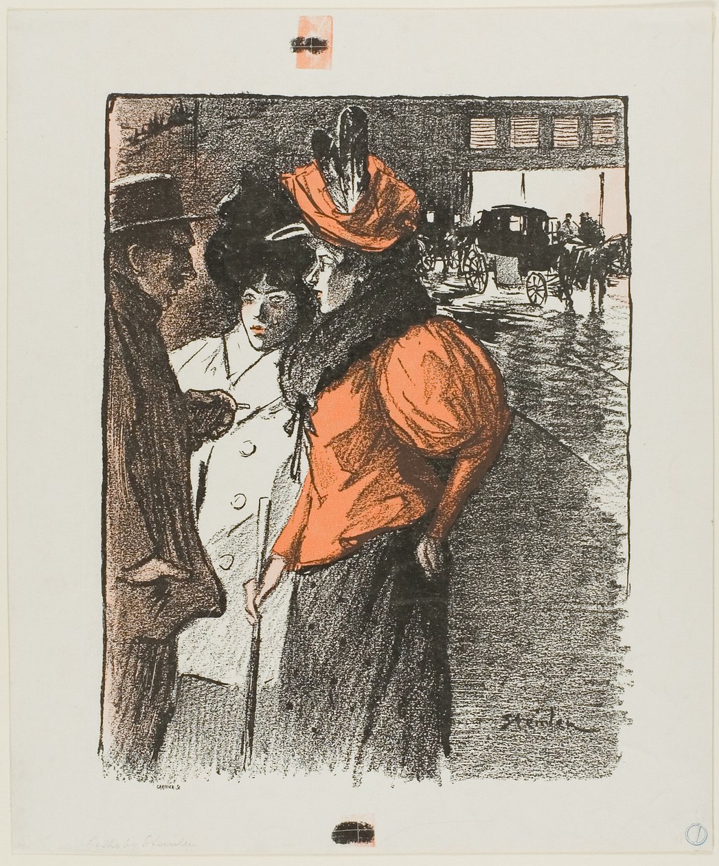 Gespräch von Théophile Alexandre Pierre Steinlen