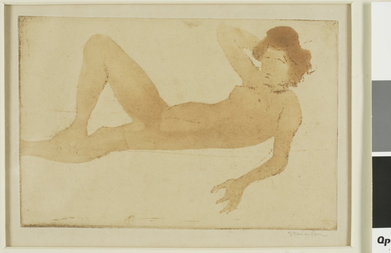 Liegende nackte Frau von Théophile Alexandre Pierre Steinlen