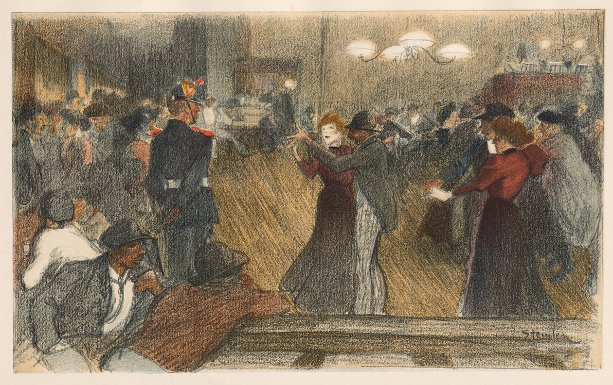 Bal de Barrière, 1898 von Théophile Alexandre Steinlen