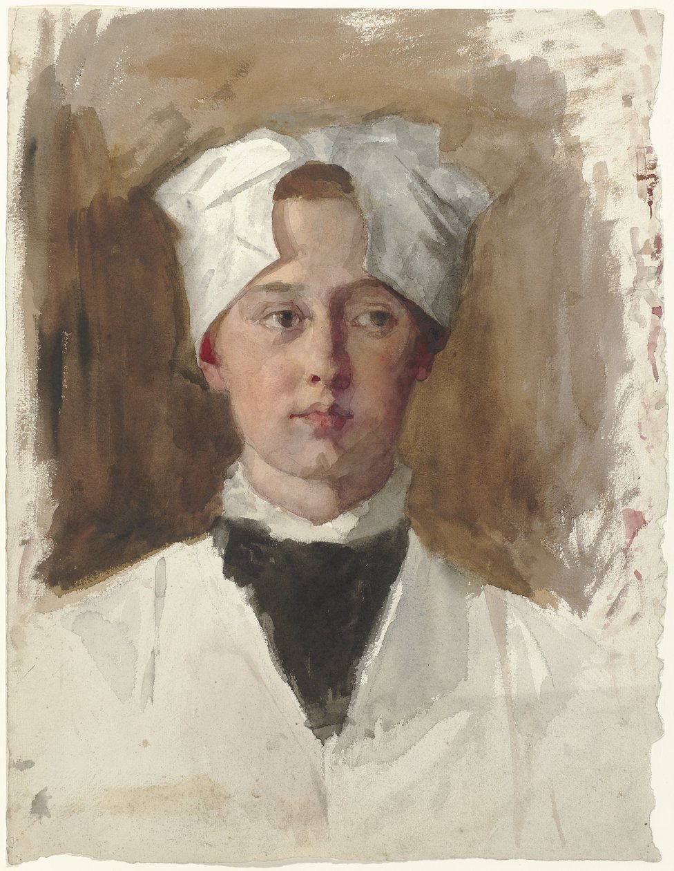 Porträt eines Waisenmädchens von Thérèse Schwartze