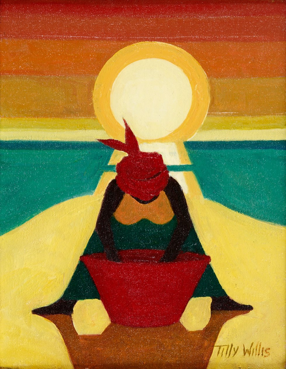 Afrikanischer Sonnenuntergang, 2009 von Tilly Willis
