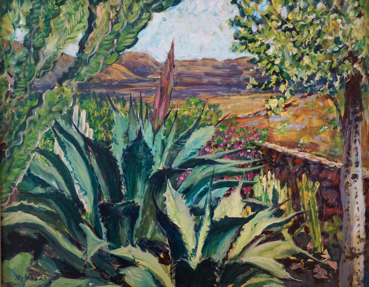 Lanzarote Landschaft, 2023 von Tilly Willis