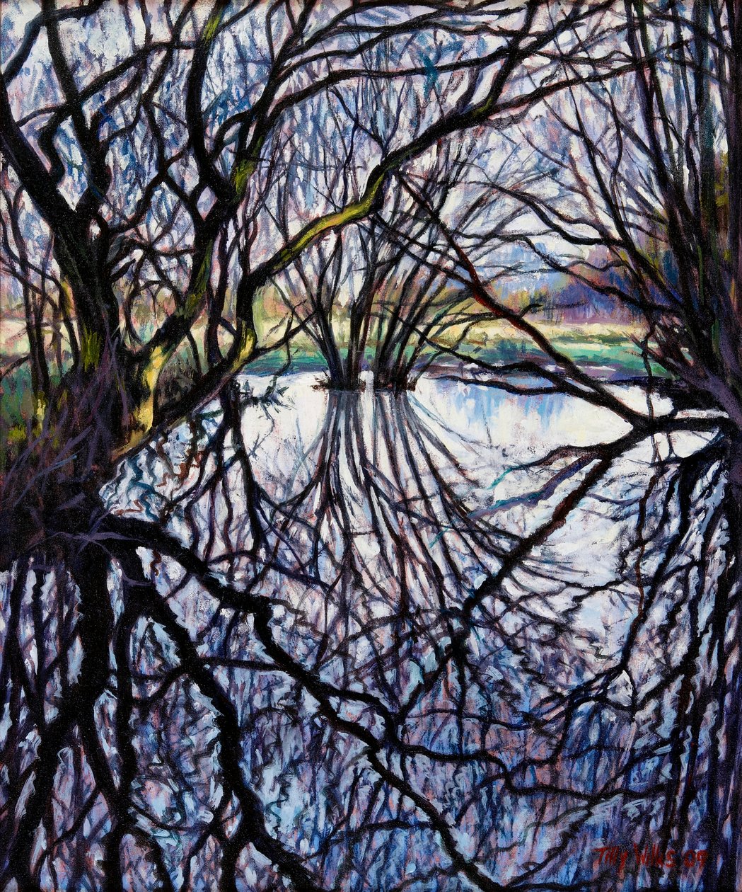 Teichreflexionen, 2009 von Tilly Willis