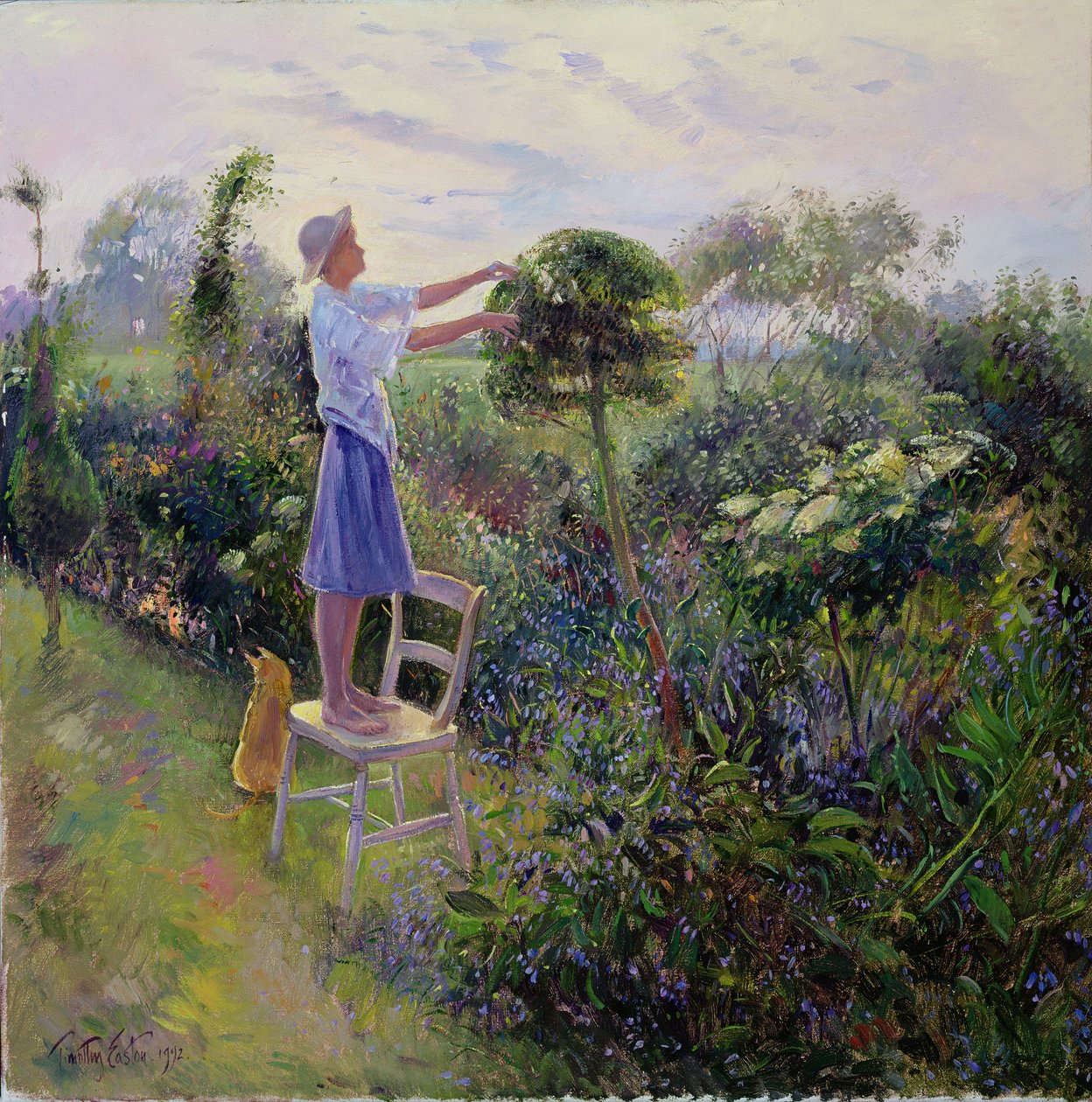 Sonnenuntergang Trim, 1992 von Timothy Easton
