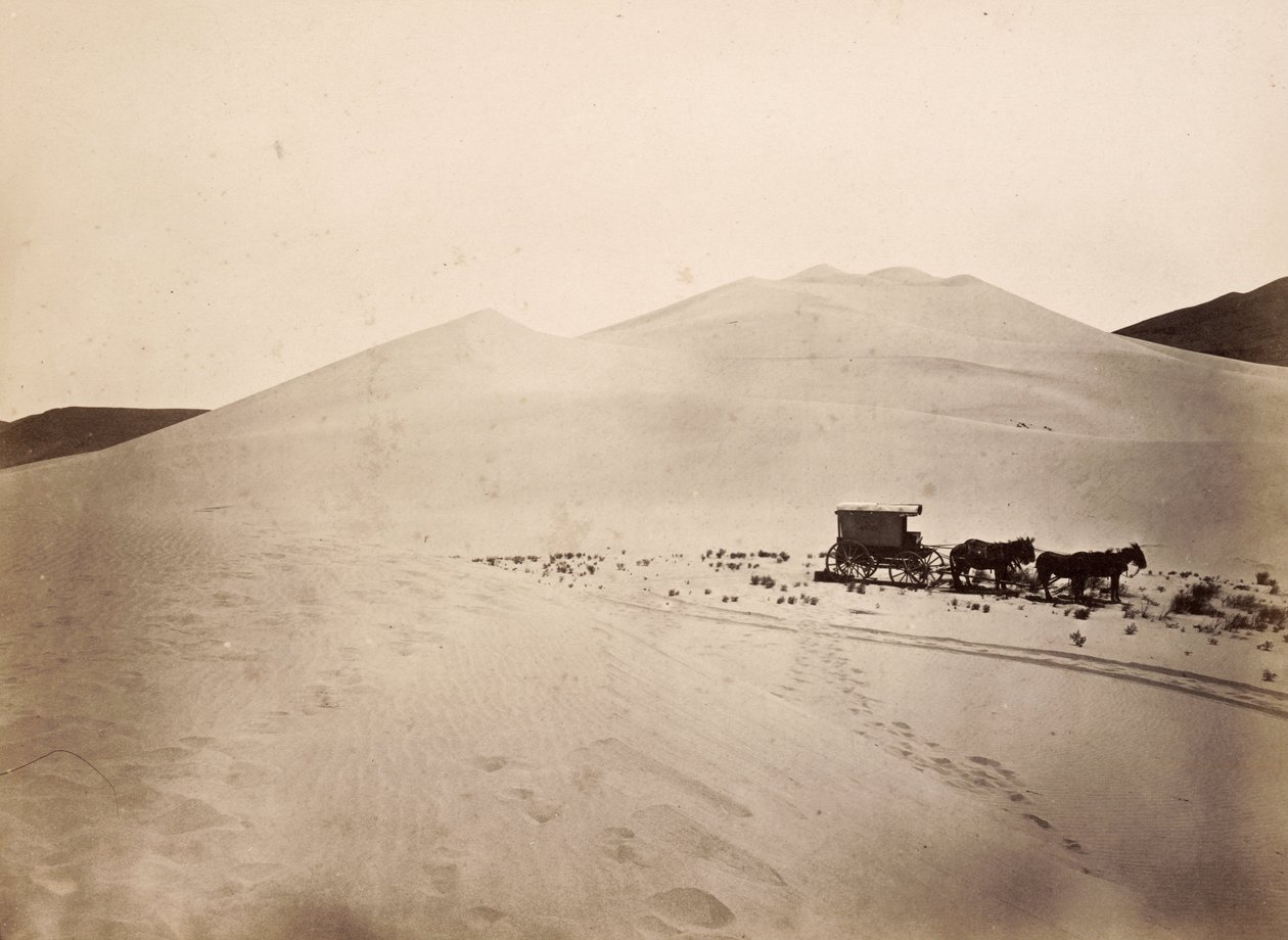 Sanddünen, Carson-Wüste, Nevada von Timothy H. OSullivan