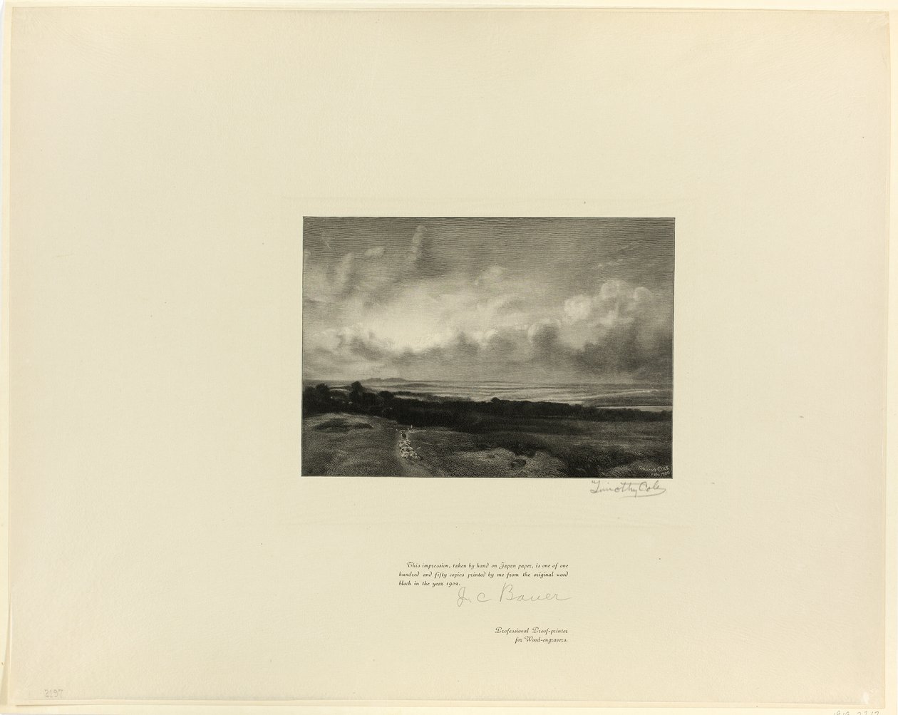 Hampstead Heath, aus Old English Masters von Timothy Cole