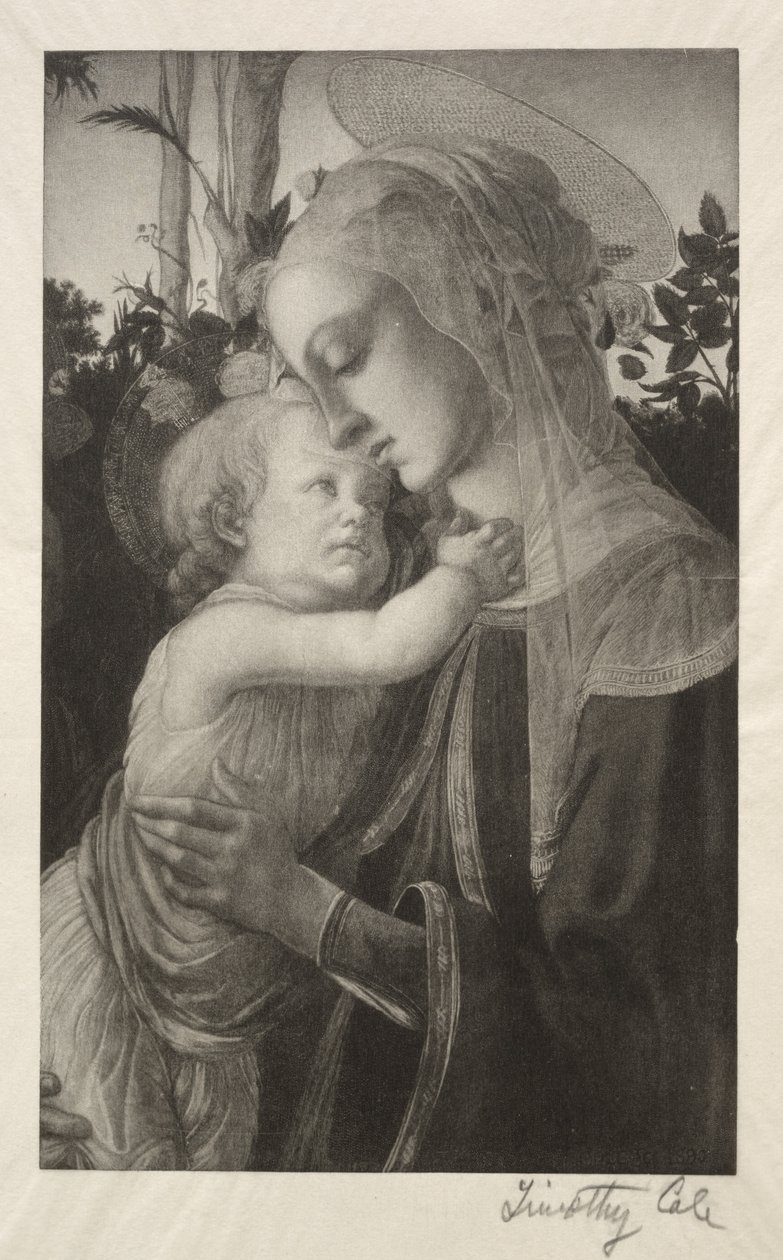 Alte italienische Meister: Madonna mit Kind, 1890 von Timothy Cole