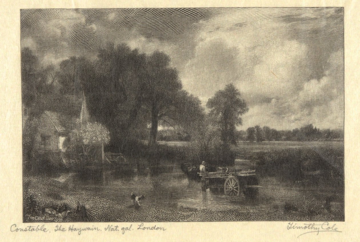 Ohne Titel (nach Constable) von Timothy Cole