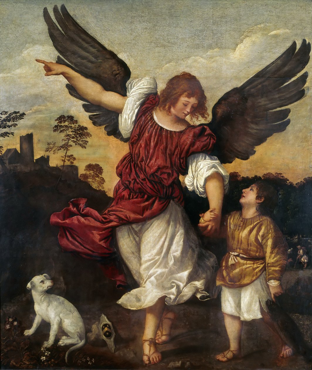 Tobias und der Engel von Titian