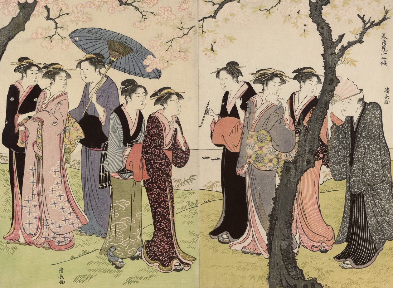 Der dritte Monat von Torii Kiyonaga
