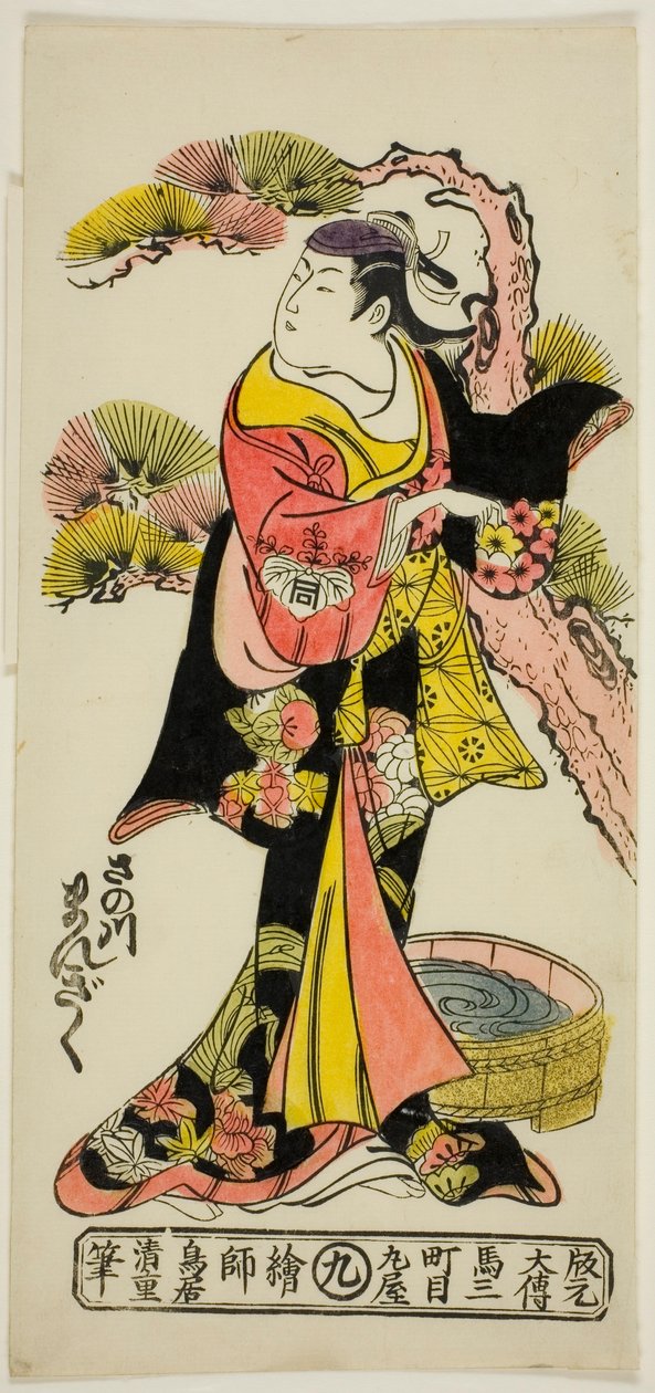 Der Schauspieler Sanogawa Mangiku I von Torii Kiyoshige