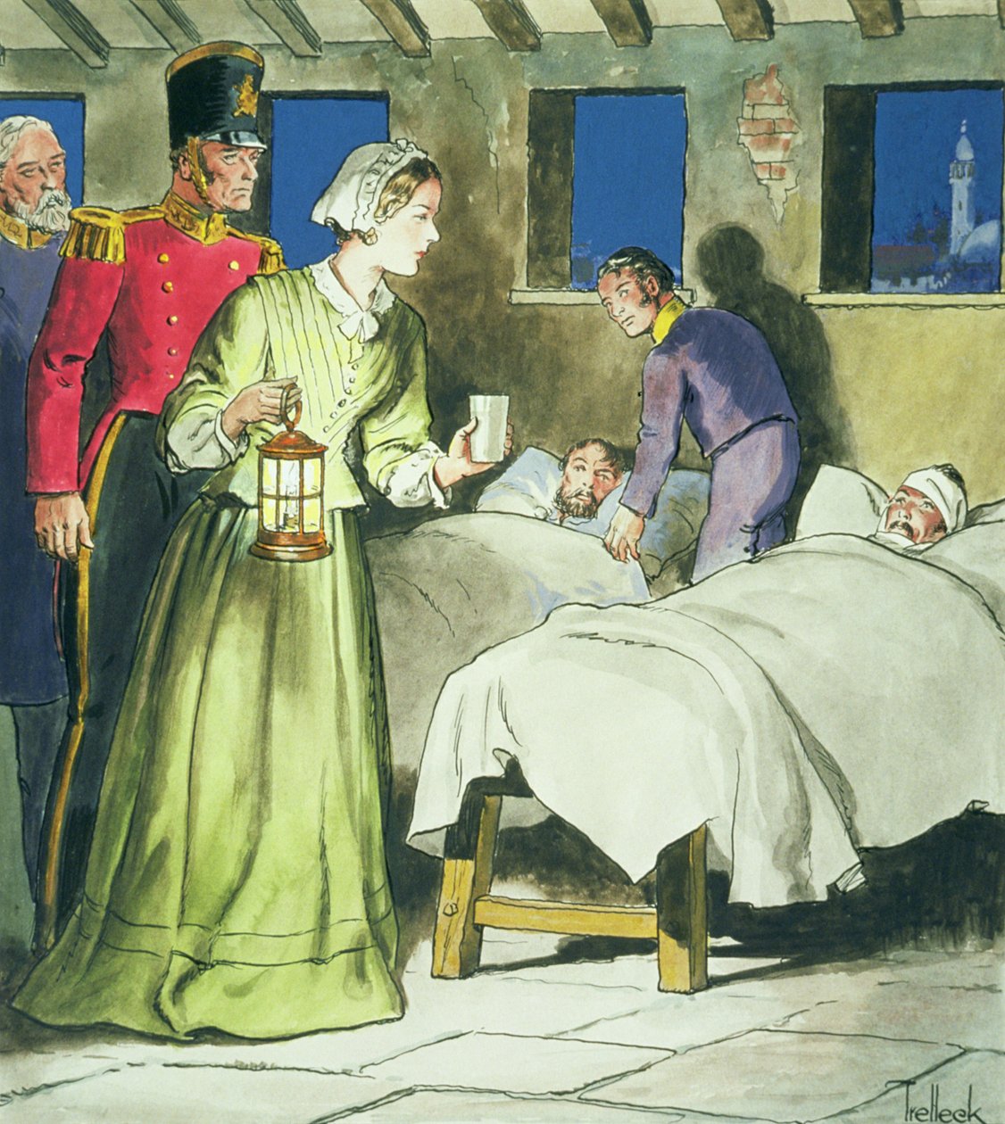 Florence Nightingale (1820-1910) aus 