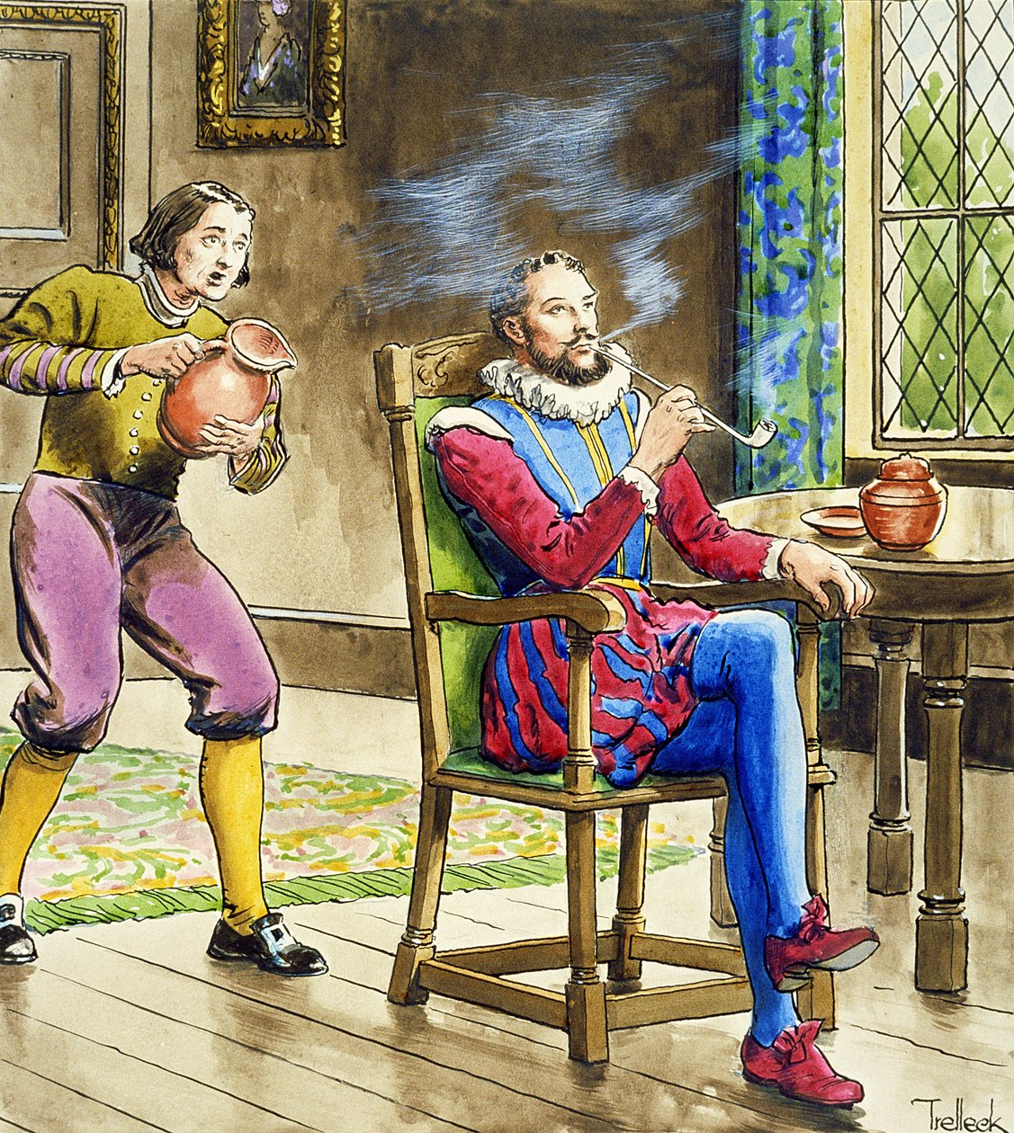 Sir Walter Raleigh (1554-1618) aus 