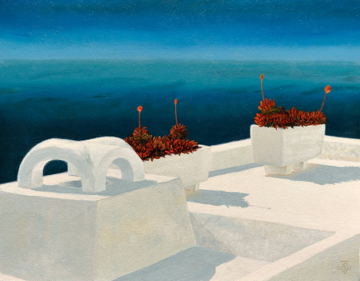 Santorini 5, 2010 von Trevor Neal