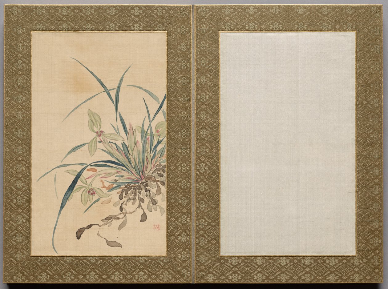 Blumen und Gräser von Tsubaki Chinzan