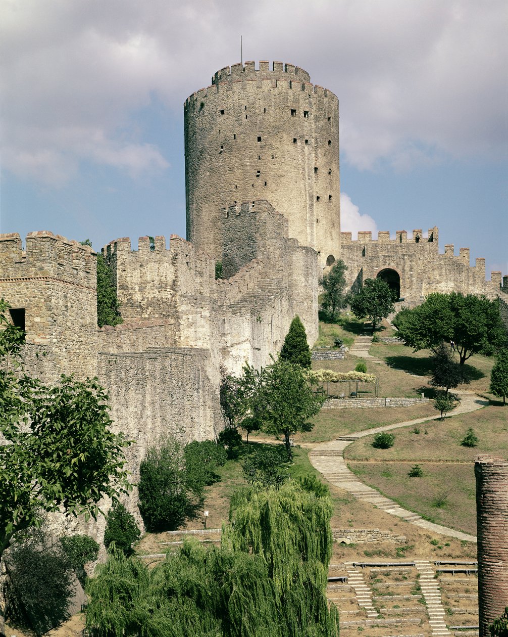 Ansicht der Festung, begonnen 1452 von Turkish School