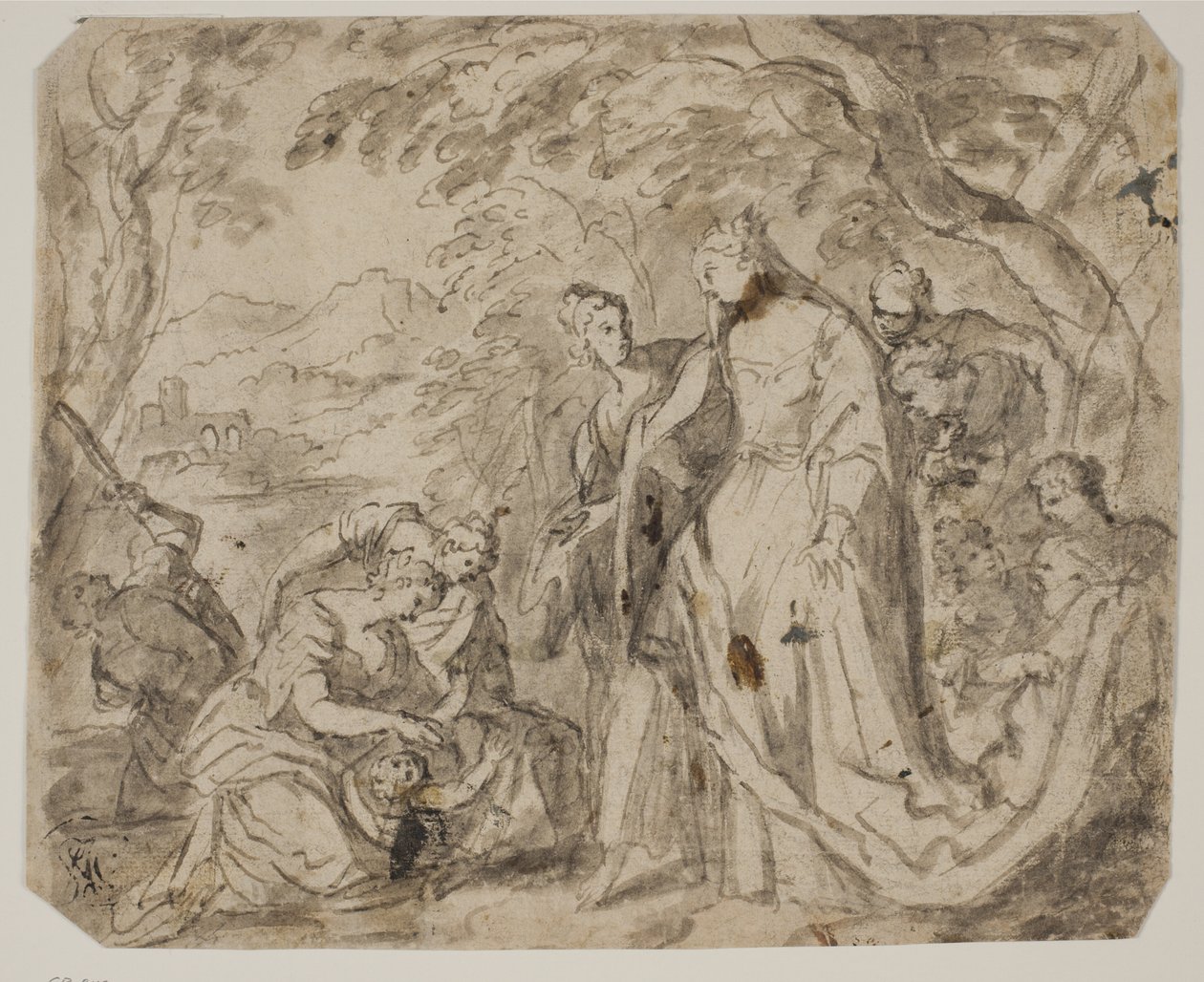 Die Auffindung des Moses von Ubekendt Ubekendt