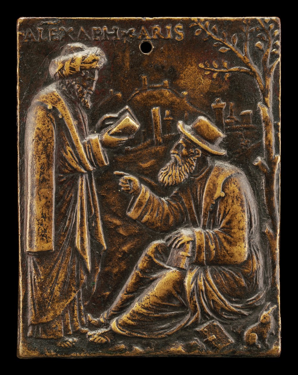 Aristoteles und Alexander von Aphrodisias, frühes 16. Jahrhundert von Ulocrino