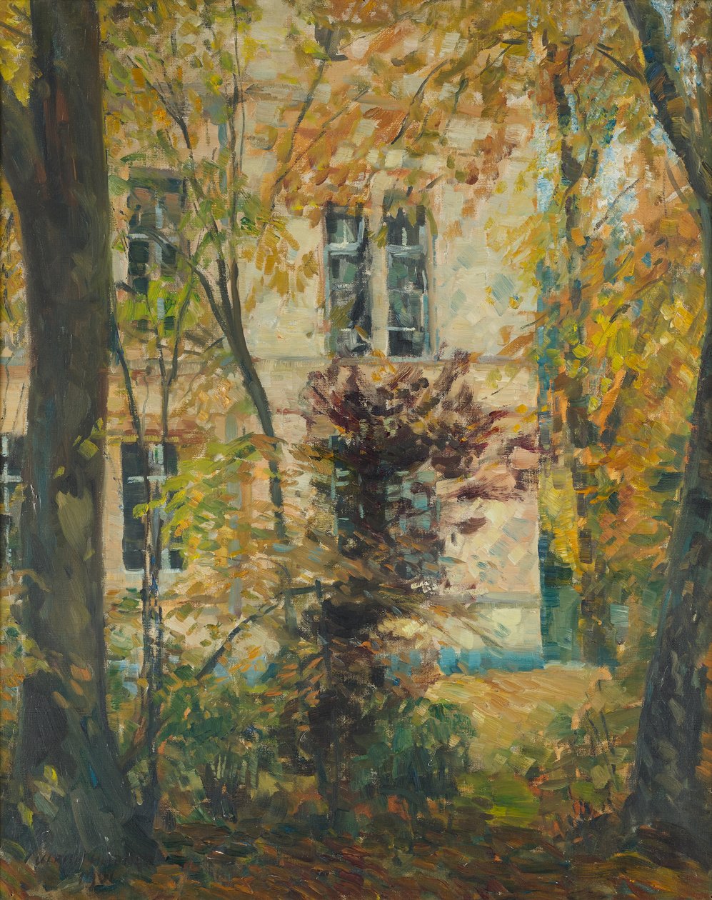 Haus mit Garten von Ulrich Hubner
