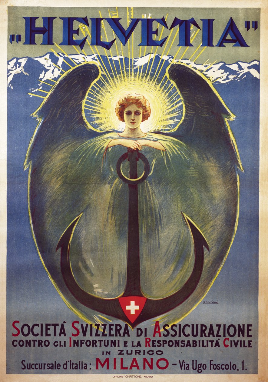 Helvetia-Poster von Umberto Boccioni von Umberto Boccioni
