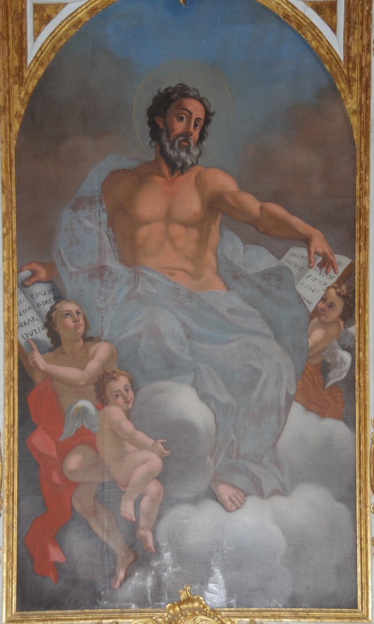 Gemälde des heiligen Matthäus in Tibães, Braga, Portugal von Unbekannt Unbekannt