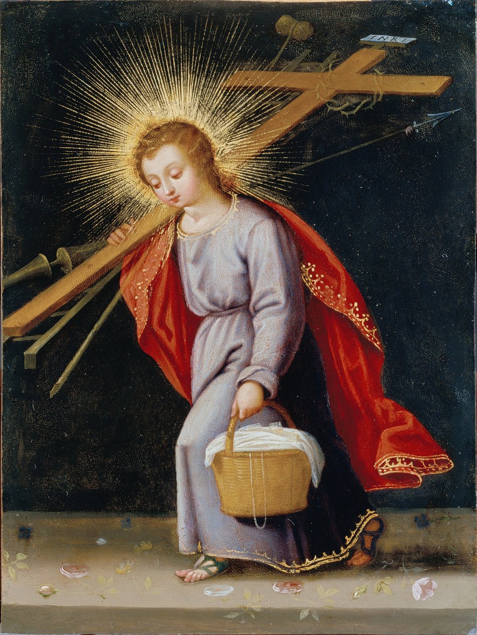 Das Jesuskind trägt die Leidenswerkzeuge von Unbekannt Unbekannt