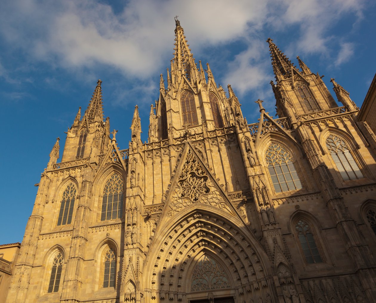 Barcelona, Spanien. Die gotische Kathedrale. von Unbekannt Unbekannt