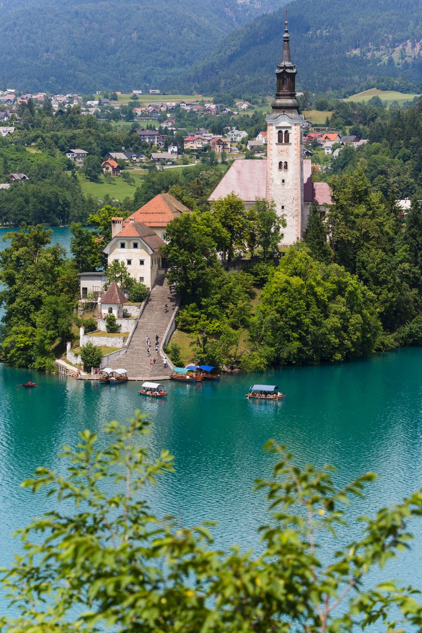 Bled, Slowenien. Kirche Mariä Himmelfahrt, Bleder Insel von Unbekannt Unbekannt