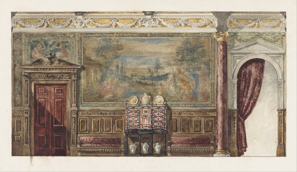 Buscot Park, Ansicht von Unbekannt Unbekannt