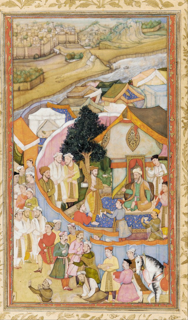Daud erhält ein Ehrengewand von Munim Khan von Unbekannt Unbekannt