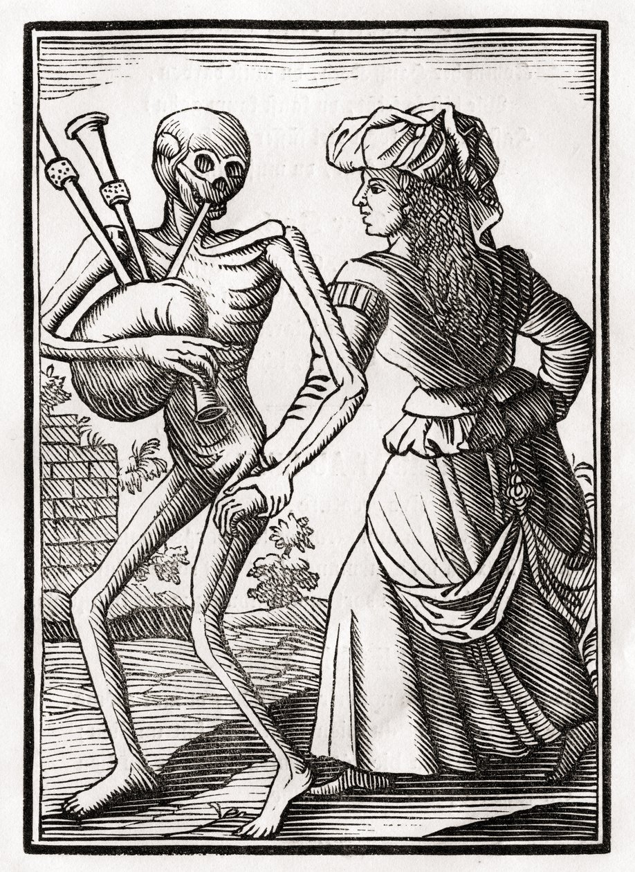 Der Tod holt die ungläubige Frau, aus 