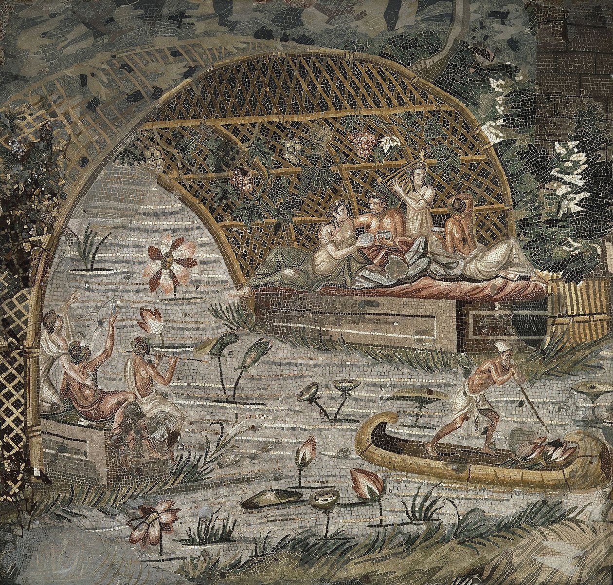 Nil-Mosaik von Unbekannt Unbekannt
