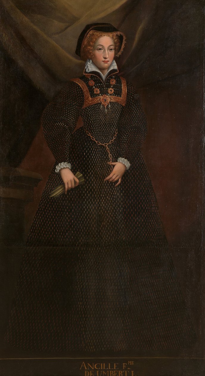 Porträt von Ancilla, Ehefrau von Umberto I. von Unbekannt Unbekannt
