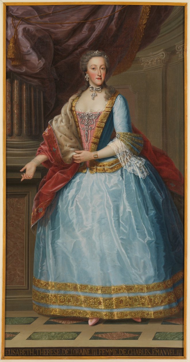 Porträt von Elisabetta di Lorena von Unbekannt Unbekannt