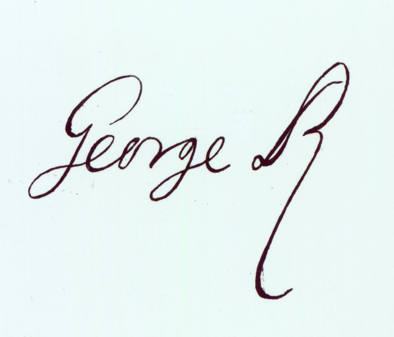 Unterschrift von Georg II. von Unbekannt Unbekannt