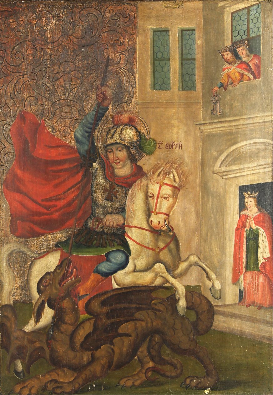 Der siegreiche St. Georg von Unbekannt Unbekannt