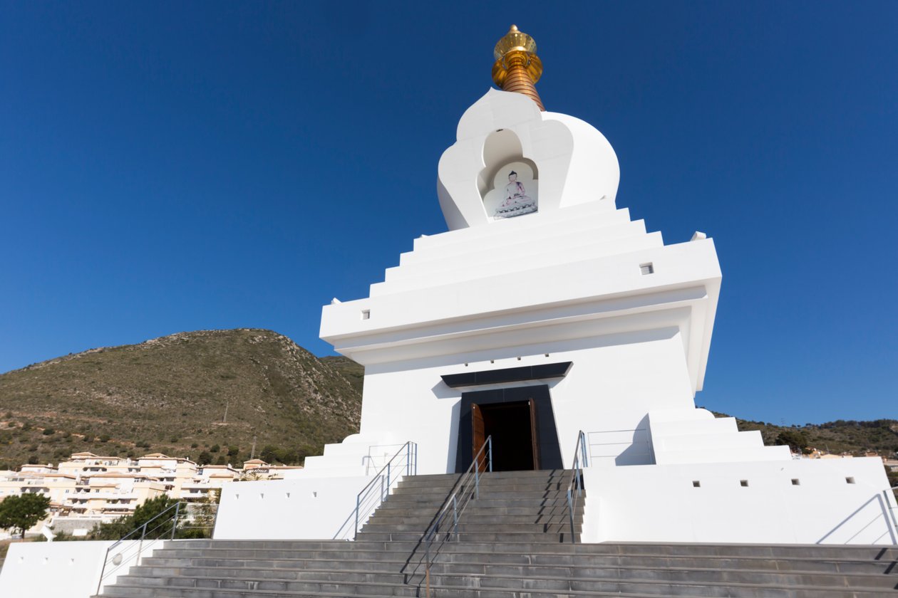 Stupa, Benalmadena Pueblo, Spanien von Unbekannt Unbekannt