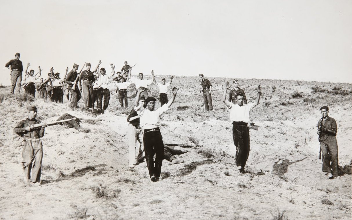 Kapitulierung der Roten Soldaten, Somosierra, Madrid von Unbekannt Unbekannt