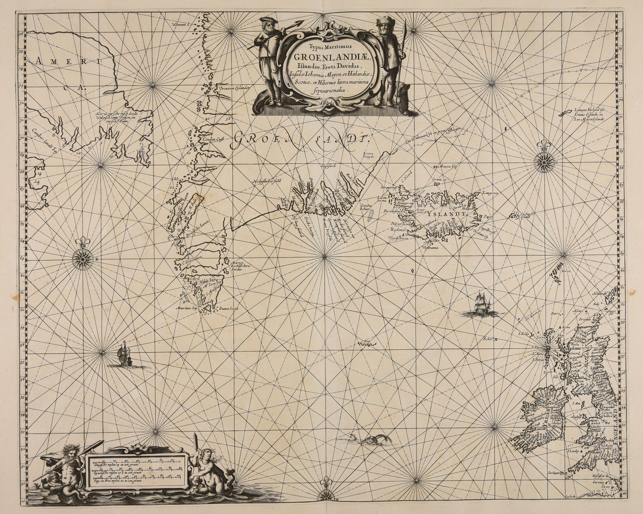Typus maritimus Groenlandiae, Islandiae, Freti Davidis, Insulae Iohannis Mayen et Hitlandiae, Scotiae et Hiberniae litora maritima septentrionalia von Unbekannt Unbekannt