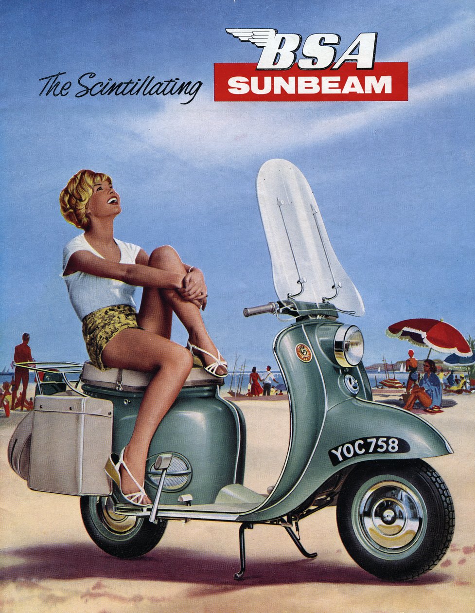 1964 BSA Sunbeam Roller Broschüre von Unbekannt