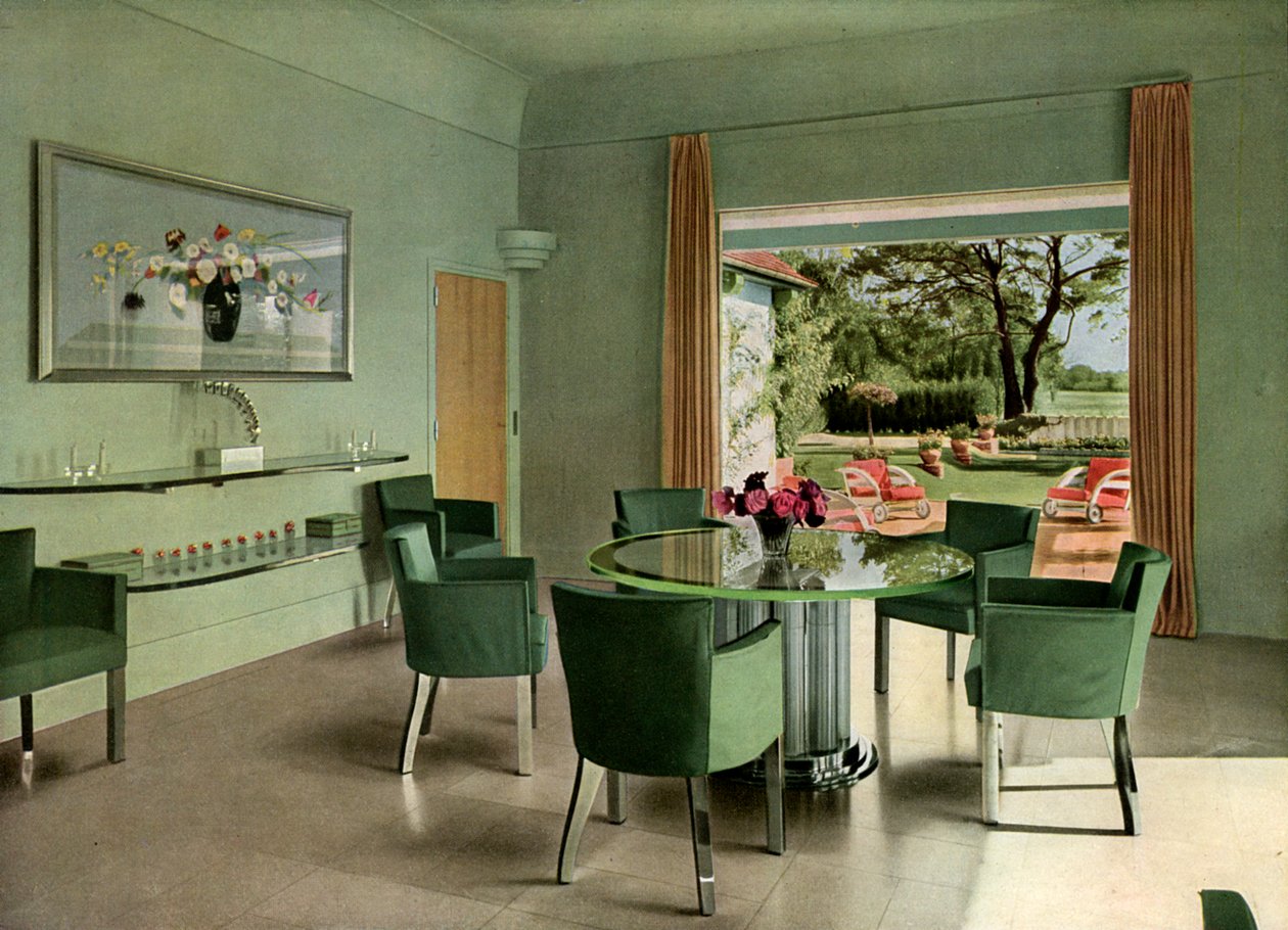 Ein französisches Esszimmer, 1938 von Unbekannt