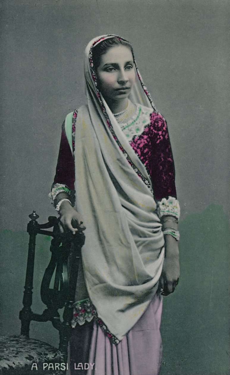 Eine Parsi-Dame, um 1930er Jahre von Unbekannt