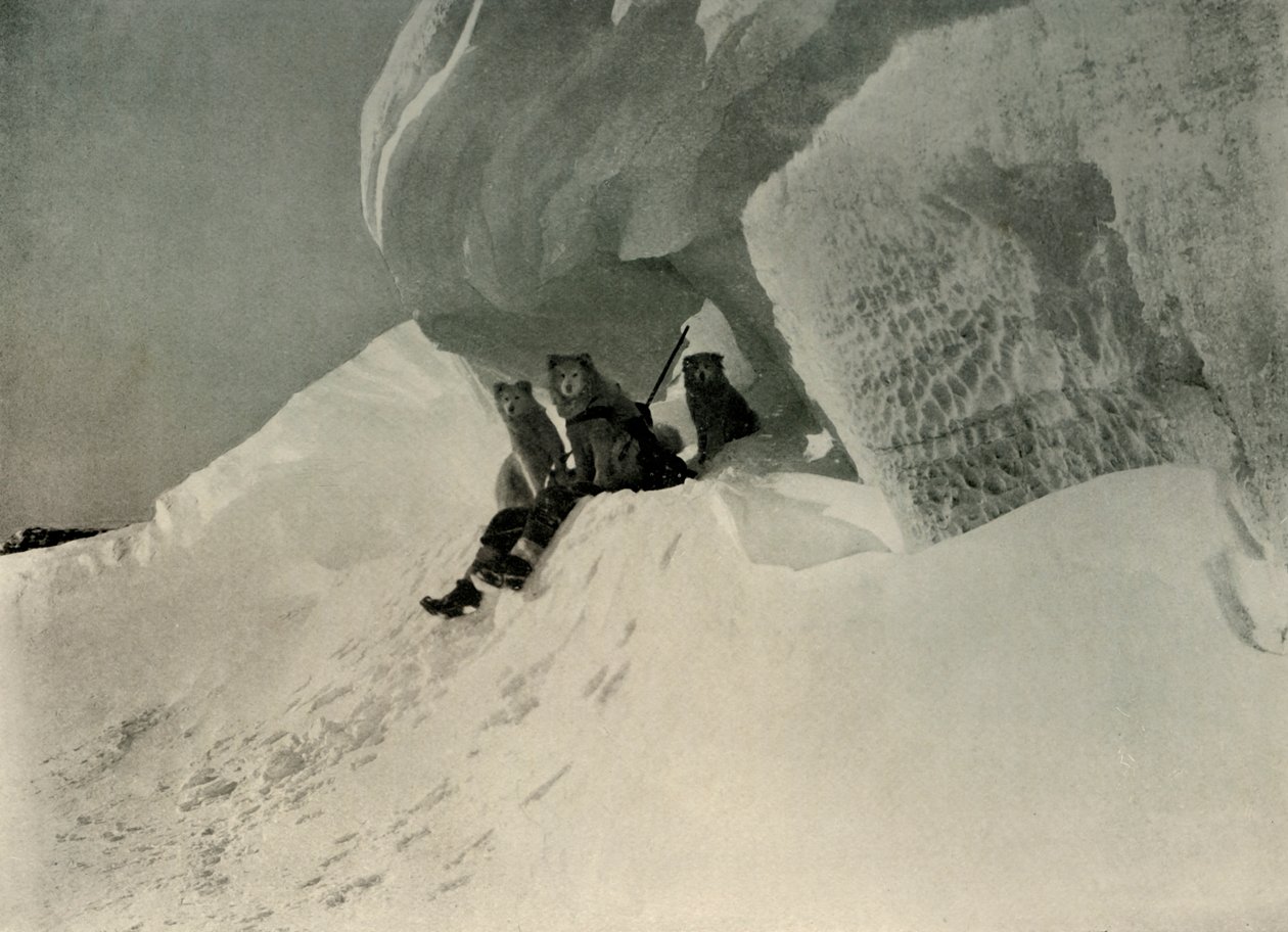 Ein Schneewächte, ca. 1908, 1909 von Unbekannt