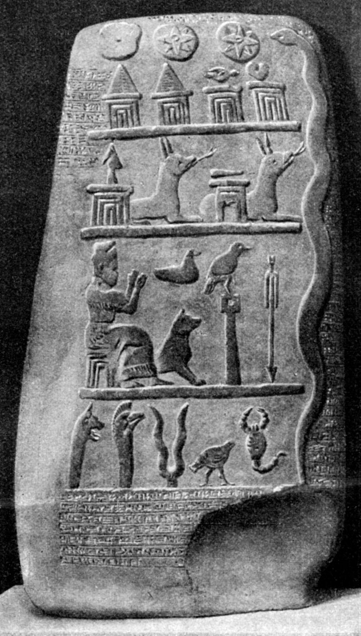 Grenzstein von Babylonien, 1000 v. Chr. von Unbekannt