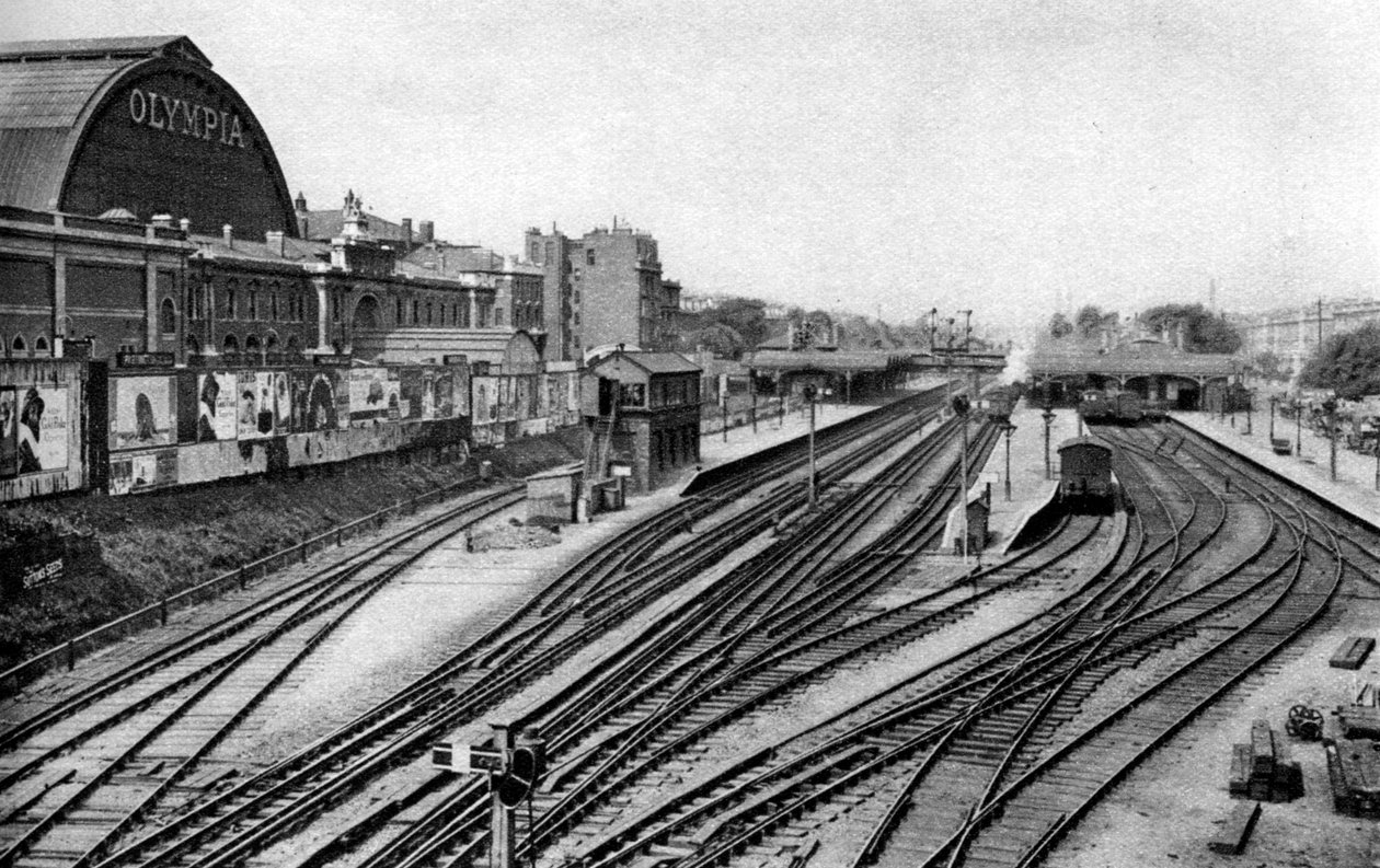 Bahnhof Addison Road, London, 1926-1927 von Unbekannt