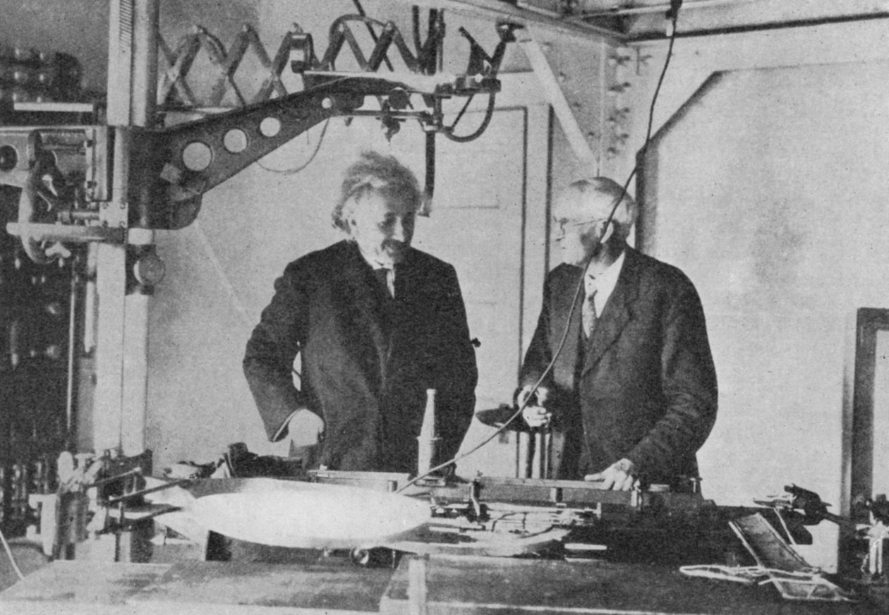 Albert Einstein 1879-1955 am Mount Wilson Observatorium von Unbekannt