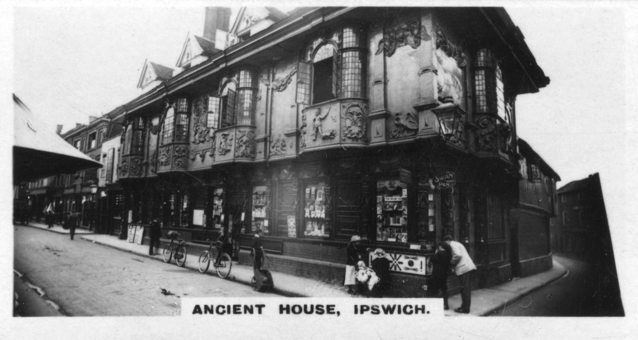Altes Haus, Ipswich, Suffolk, um 1920er Jahre von Unbekannt
