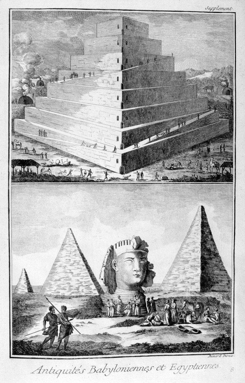 Antiquitäten von Babylonien und Ägypten, 1751-1777 von Unbekannt